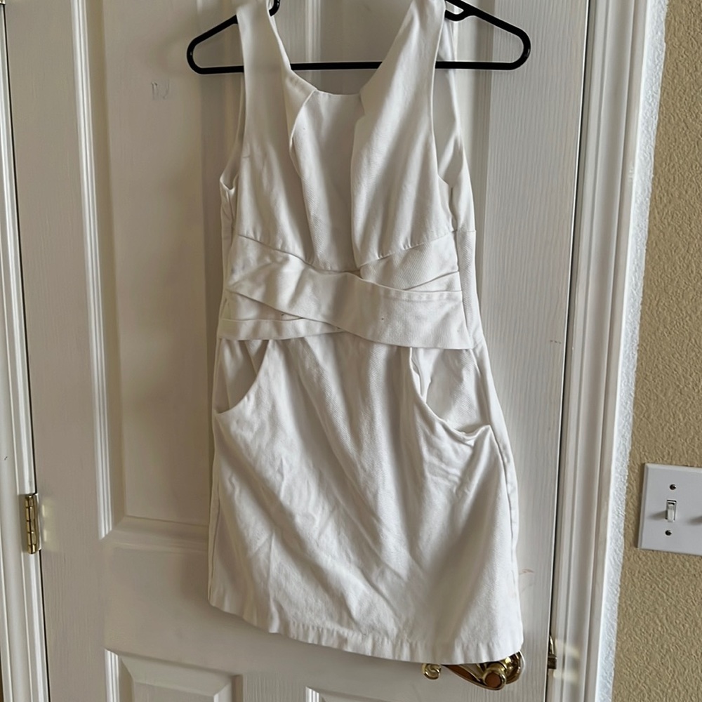 White classy dress